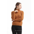 Newest sale good prices pure color sweater woman pullover